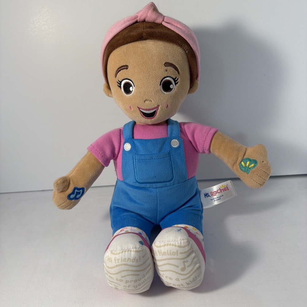 Ms Rachel Speak and Sing Doll Plush Talking Educational Toy Kids TV Character 13